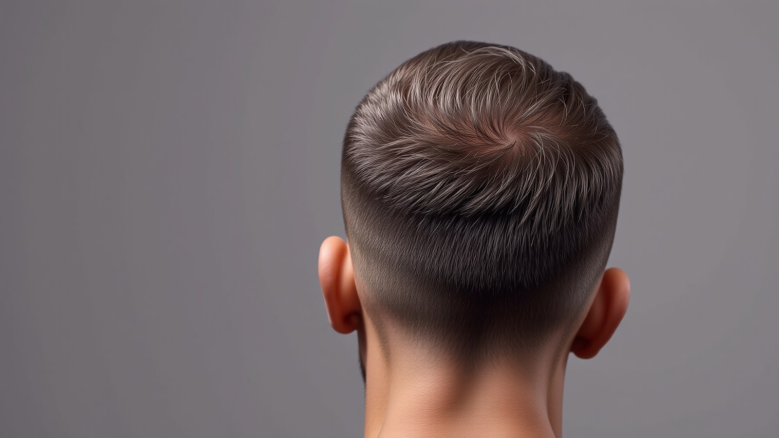 A fresh skin fade and clean neckline after the cut